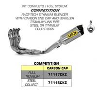 Competition - Titanium-Stainless - High - Full Exhaust System - ARROW