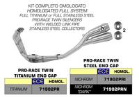 Pro-Race Twin - Stainless Steel - Full Exhaust System - ARROW