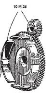 Basket with gear - Clutch Parts - SURFLEX