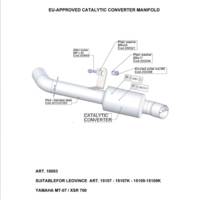 Catalytic converter manifold - GP Duals - Exhaust - Catalyst - LEOVINCE