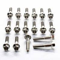Stainless Engine Side Casings Kit - Hex Head Bolts - Bolt kits - Stainless Steel - PRO-BOLT