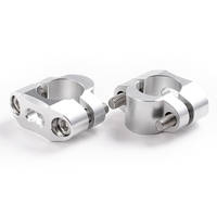 Bar riser - diam 28mm +10mm - kit - Handlebar Riser - UP DESIGN