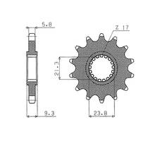 520 Sprocket - Front sprocket - RICAMBI - SPARE PARTS