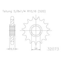 Pignone 520 - Pignoni - RICAMBI - SPARE PARTS