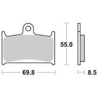 Dual Carbon - Front Brake Pads - SBS