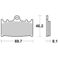 Dual Carbon - Front Brake Pads - SBS