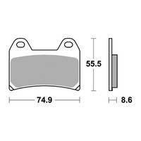 DS-2 - Front Brake Pads DS - SBS