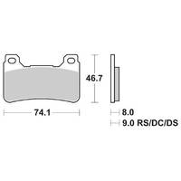 Dual Carbon - Front Brake Pads - SBS