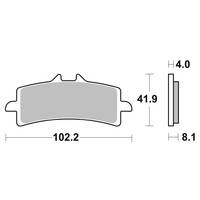 DS-1 - Front Brake Pads DS - SBS