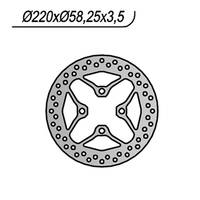 Front rotor - Disc brake rotor - NG Brakes